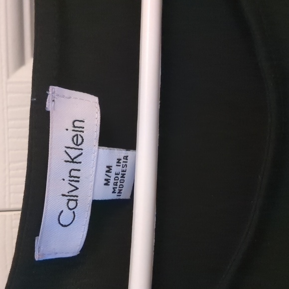 Calvin Klein Dressy tank top black with buckle - Picture 2 of 6